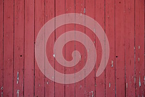 Red barn wall