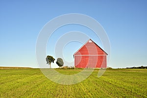 Red barns