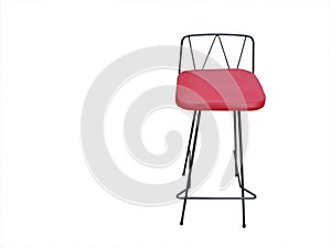 Red barstool