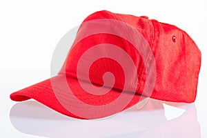 Red baseball cap