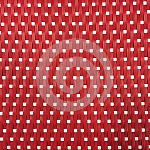 Red basket weave background