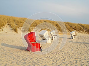 Red Beach Chair