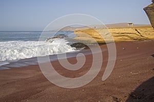 Red beach, Paracas, Peru.