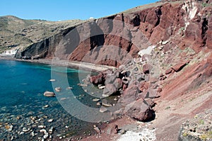 Red beach at Santorini