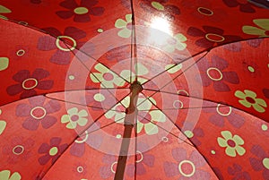 Red Beach Umbrella