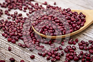 Red small Azuki beans  Adzuki or japanese red bean