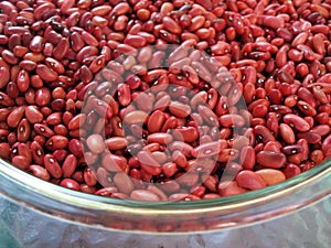 Red beans in bowl