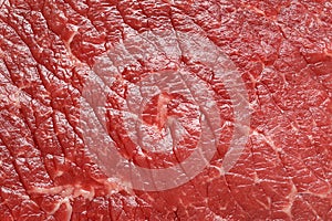 Red beef meat macro texture or background
