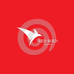 Red Bird logo template