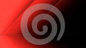 Red and black abstract geometric background with sharp angles and gradient