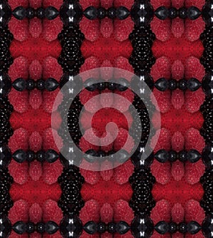 Red and Black Abstract Pattern used as Background Texture
