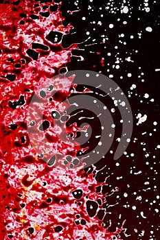 Red and black background