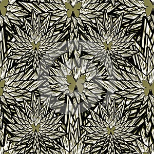 Red and black   colored geomatry ractangle shaped seamless pattern