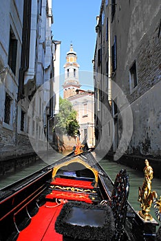 Red and black Gondola