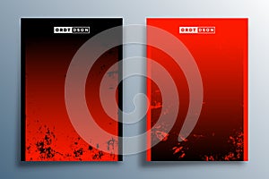Red and Black gradient texture for flyer, poster, brochure cover, background, wallpaper, typography, or other printing