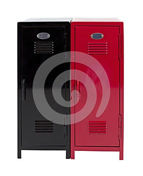 Red and Black Locker