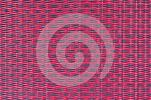 Red and black mat plastic background. Black and red nylon mat texture background