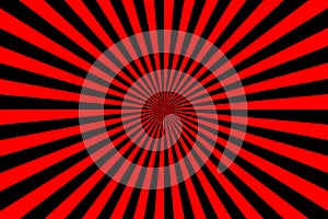Red black radials starburst background . Illustration design
