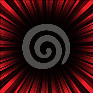 Red and Black Sunburst Background