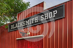 Red Blacksmith Shop