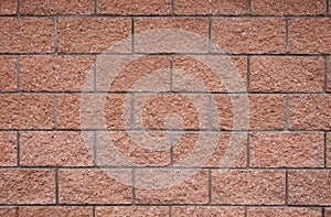 Red block wall background