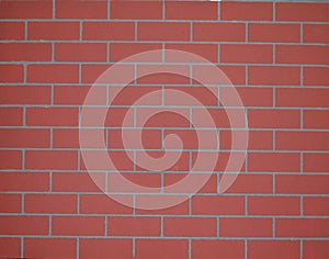 Red block wall texture