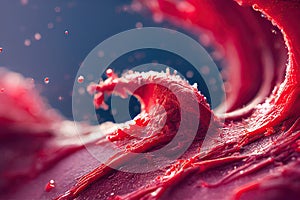 Red blood abstract background