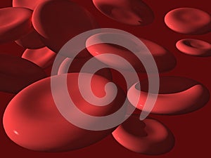 Krv bunky  trojrozmerný 