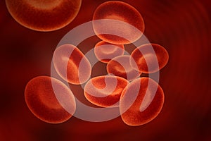 Red blood cells - illustration