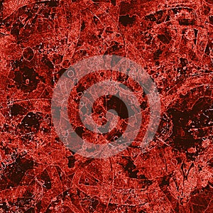 Red blood veins splatter stained grunge worn texture old paper background