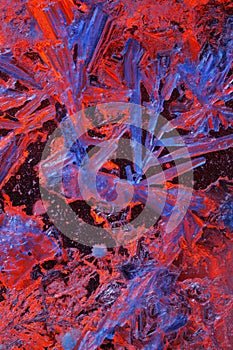 Red and Blue Crystals