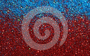 Red and Blue Glitter Background Graduated