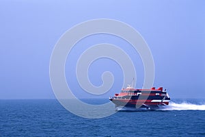 Red Blue Hydrofoil