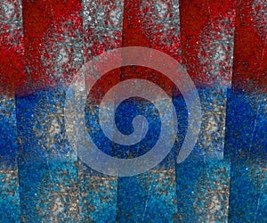 Red and blue lapis lazuli block grunge background