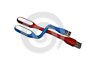 Red blue LED light, a stick that can be used as a power bank