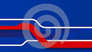 Red blue motion wave abstract background