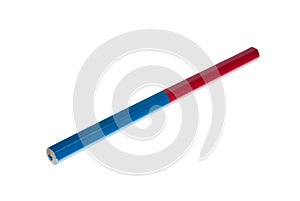 Red and blue pencil