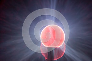 Red and Blue Plasma Light Ball