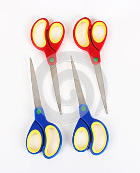 Red and blue Scissors
