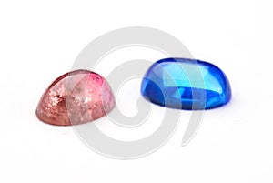 Red and blue tourmaline Jewels