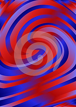 Red and Blue Twirl Background Design