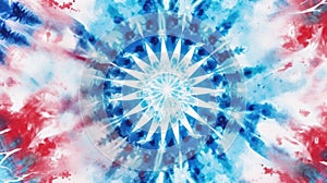 red blue and white tie dye background