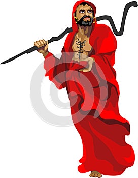 Red Bodhiddharma Shaolin Kungfu Founding Father