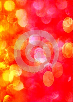 Red bokeh background for seasonal, holidays, celebrations and all design works