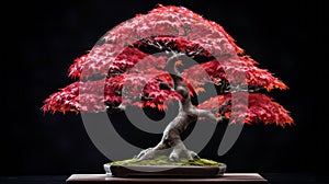 red bonsai maple