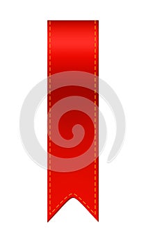 Red bookmark ribbon