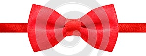 Red bow lipping path photo