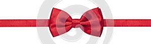 red bow tie