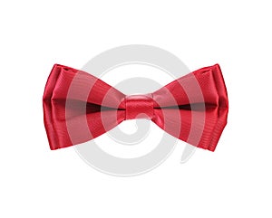 Red bow tie.