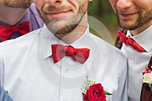 Red bow tie